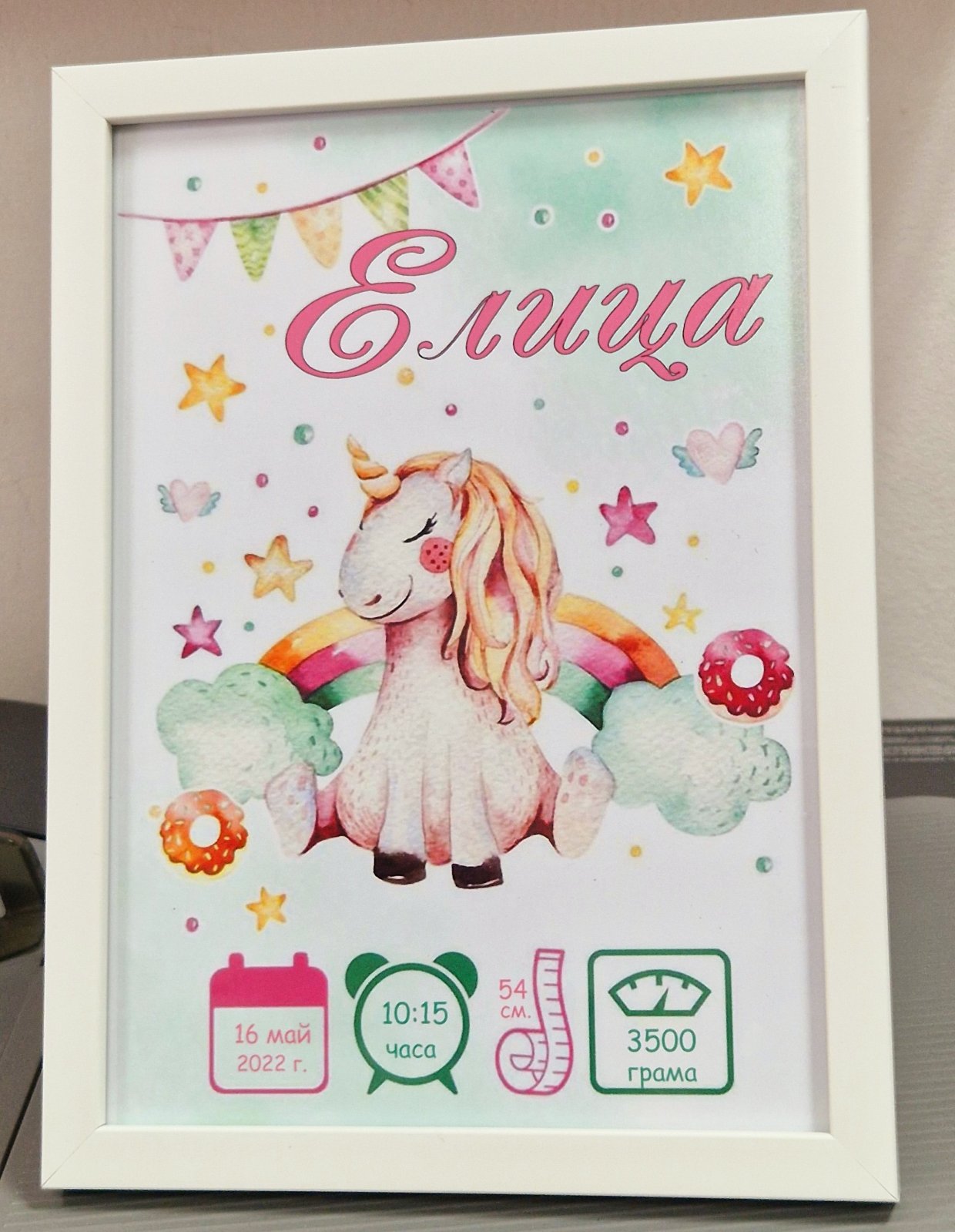 Бебешка визитка