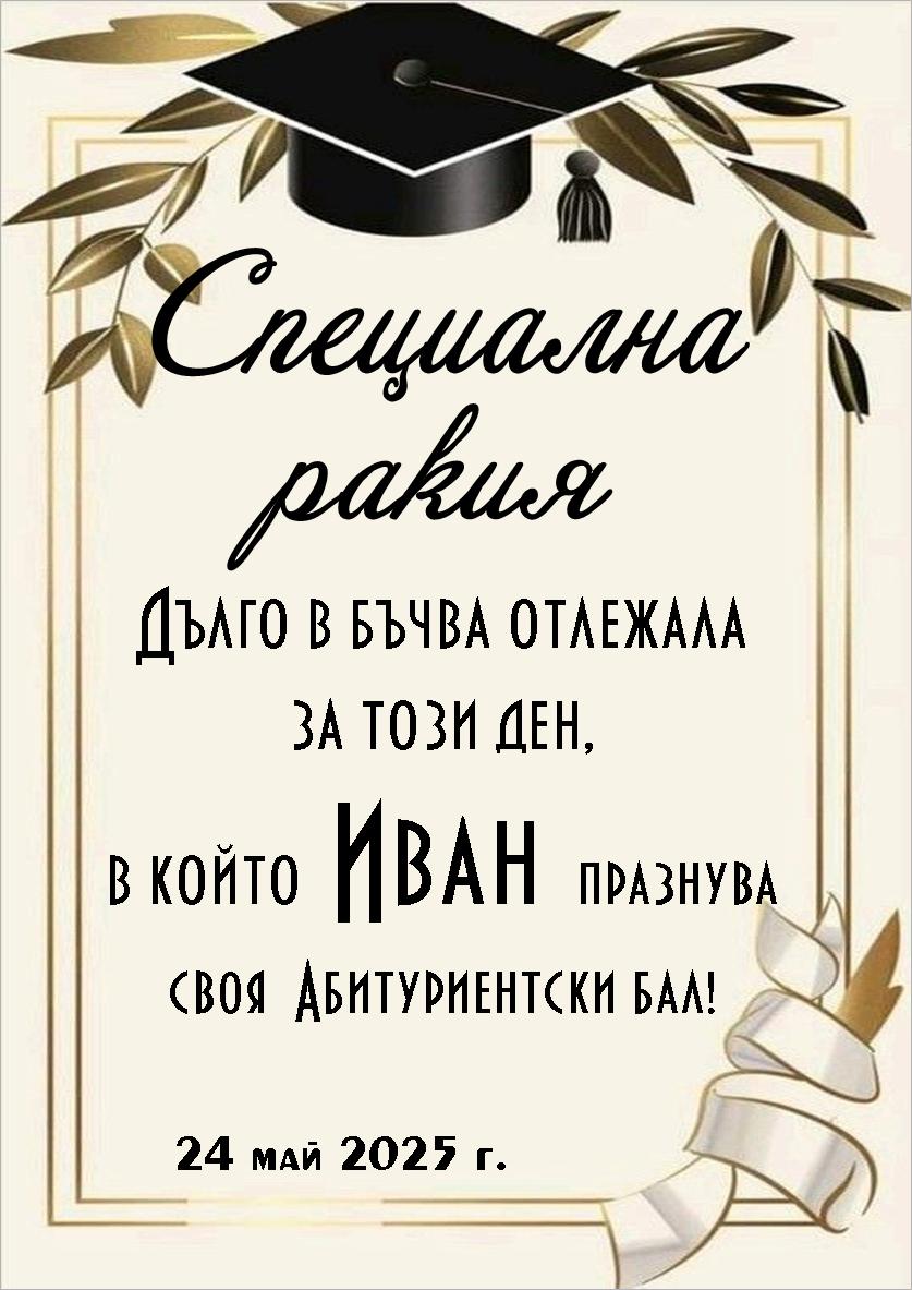 Етикет за Бал № 14